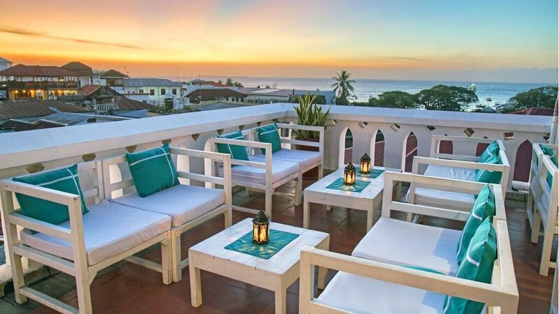 Maru Maru Hotel Stone Town, Zanzibar, takterrass